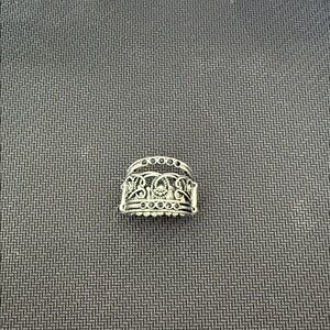 Silver-Tone Filigree women’s ring